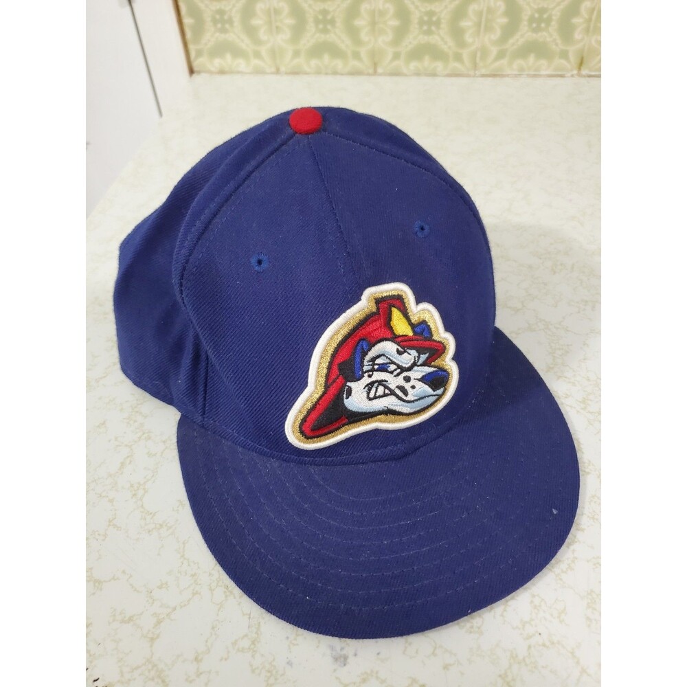 Peoria Chiefs New Era MiLB Hat 59 Fifty Fitted Size 7 5/8 Blue Baseball Cap